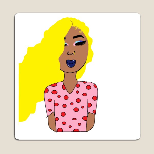 Aperçu de l'œuvre Glam Girls à pois créée et vendue par alicecreates.