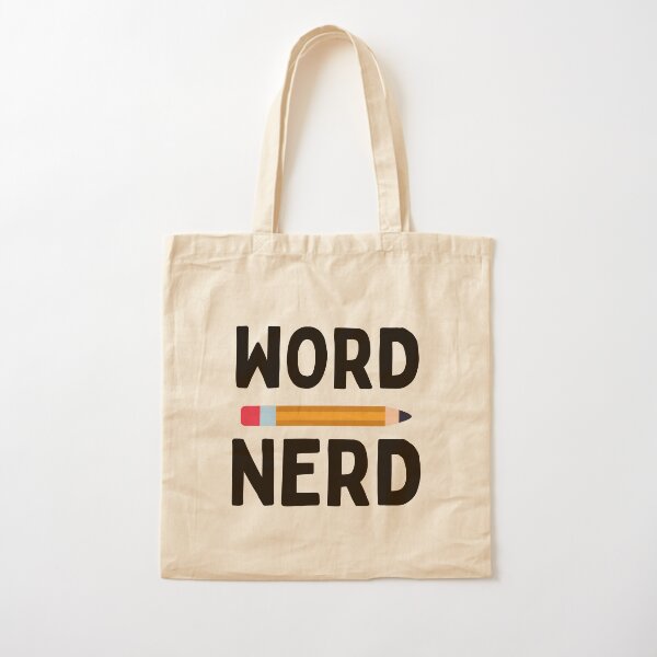 Word Nerd Cotton Tote Bag