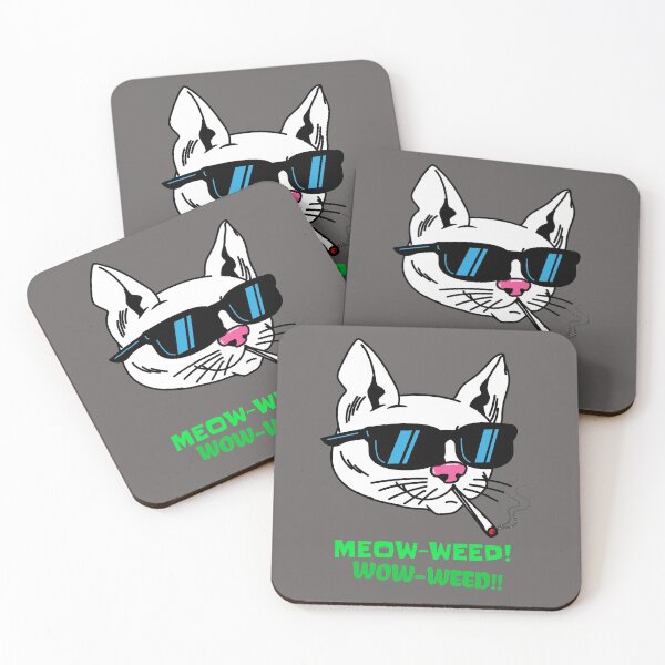 Item preview, MEOW-WEED! WOW-WEED!! designed and sold by Right Passage.