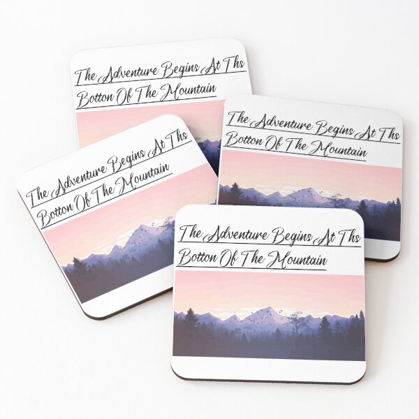 Item preview, The adventure begins at ahe botton of the mountain,funny designed and sold by J-mina.