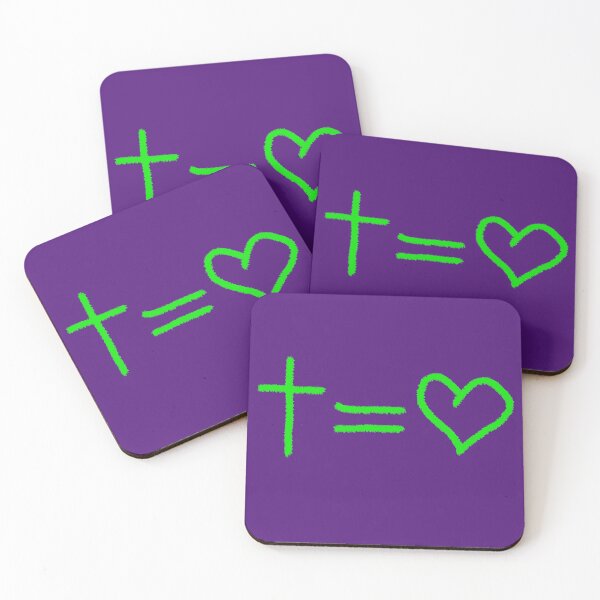 Item preview, Jesus Equals Love Green Graffiti Symbols designed and sold by 4Craig.