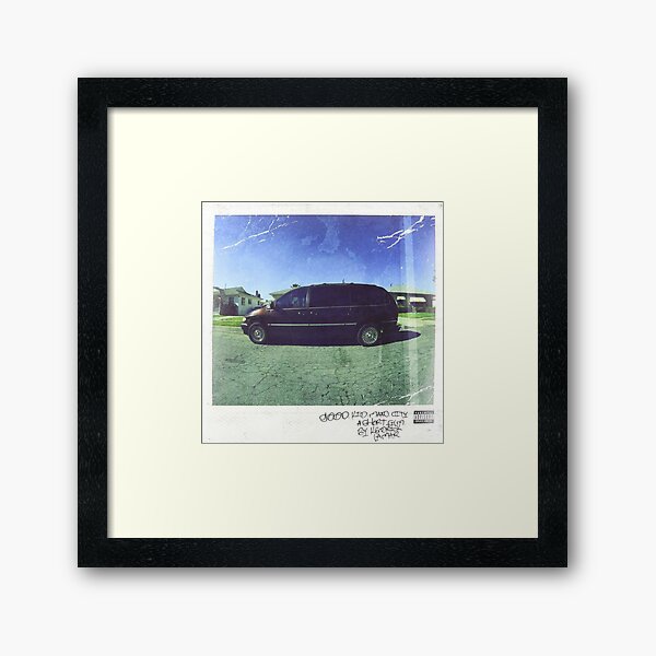 Kendrick Lamar - Gutes Kind MAAD City Gerahmter Kunstdruck