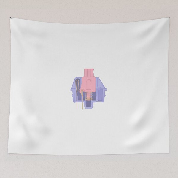 Item preview, Halu Halo Pastel Red Switch Mechanical Keyboard designed and sold by parkerku-mk.