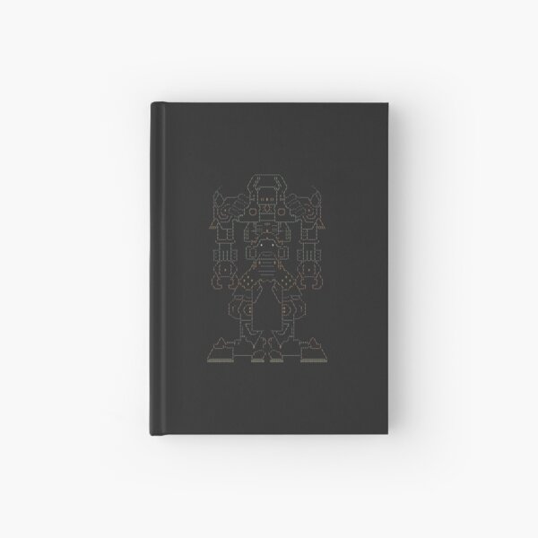 Robot — Vreni — High Quality Ascii Art Hardcover Journal