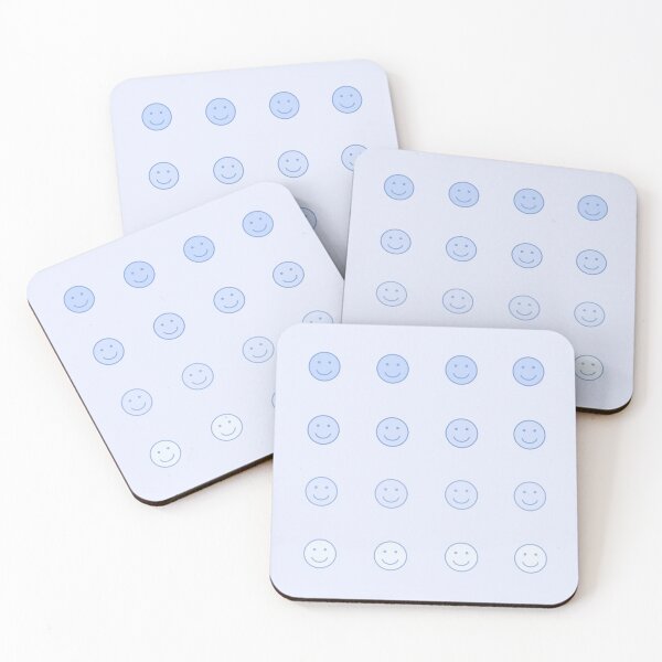 Item preview, Pack of cute blue smilies designed and sold by Pastel-PaletteD.