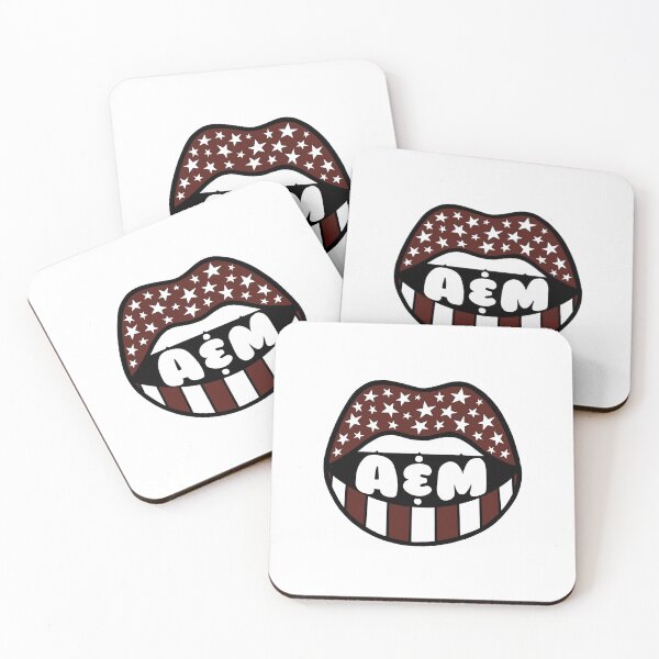 Item preview, “A&M” Stars & Stripes Mouth designed and sold by crystalcreative.