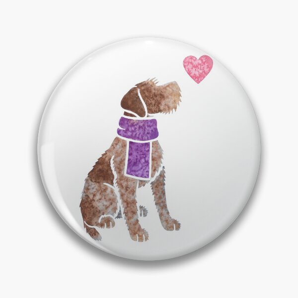Item preview, Watercolour German Wirehaired Pointer dog designed and sold by animalartbyjess.