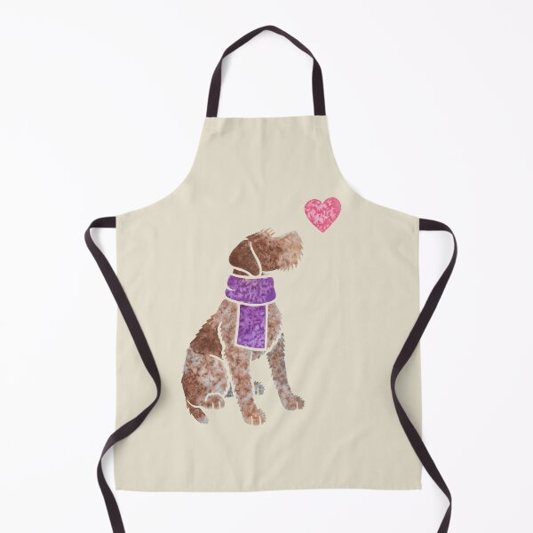Item preview, Watercolour German Wirehaired Pointer dog designed and sold by animalartbyjess.