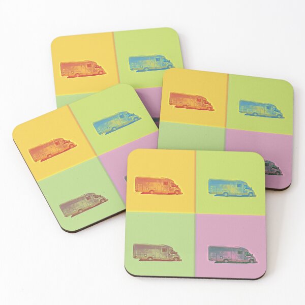 Item preview, Motorhome Citrus Pop Art Vibes designed and sold by LornaBowdenART.