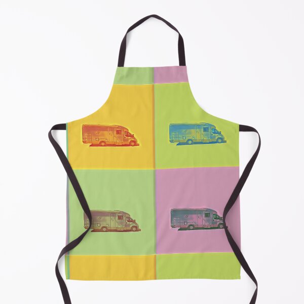 Item preview, Motorhome Citrus Pop Art Vibes designed and sold by LornaBowdenART.