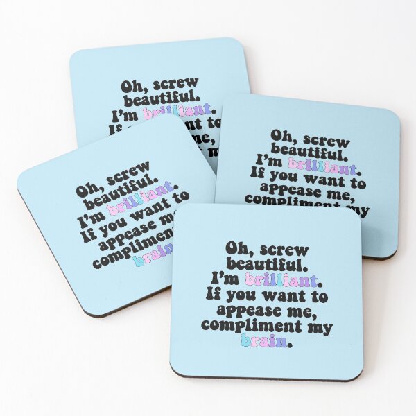 Item preview, screw beautiful, I'm brilliant designed and sold by itzsil.