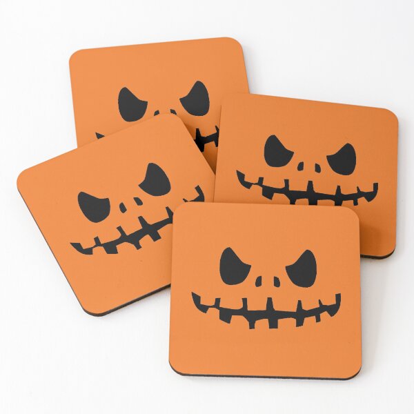 Item preview, Pumpkin Carving - Scary Halloween Pumpkin Face (Orange) designed and sold by mydoodlesateme.