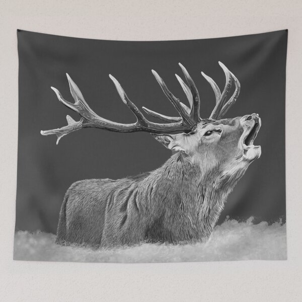 Item preview, 'Gairm an Righ', Stag, Deer designed and sold by IslesArt.