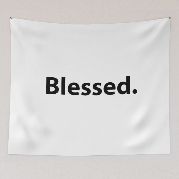 Item preview, Blessed Simple Text Positivity designed and sold by TravelScientist.