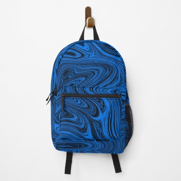 Item preview, Blue and Black Colored Liquid Marble Effect Pattern designed and sold by Sour Soul.