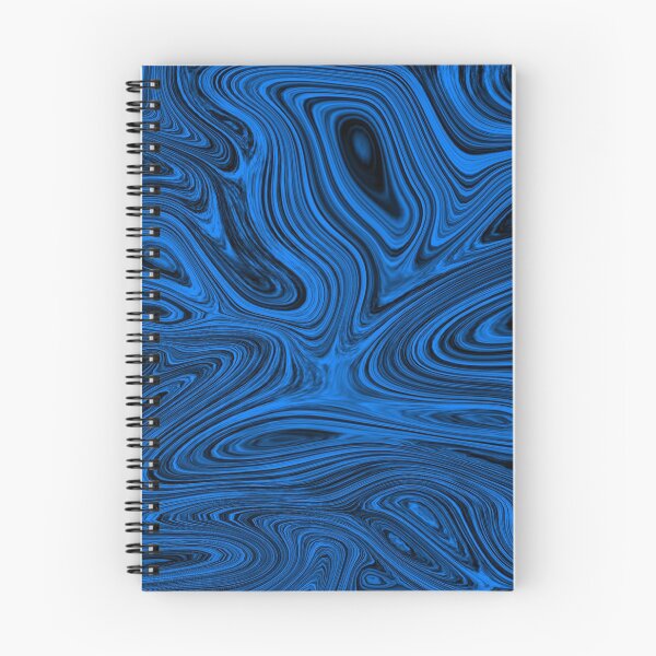 Item preview, Blue and Black Colored Liquid Marble Effect Pattern designed and sold by Sour Soul.