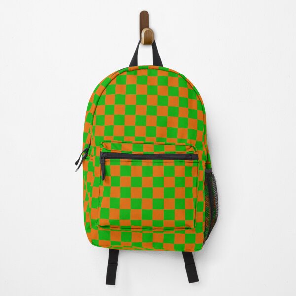 Item preview, Orange and green checker designed and sold by Natoya Smith.