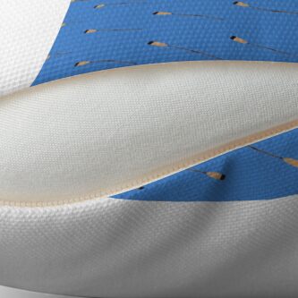 Alternate view of Blue Crew Oar Floor Pillow