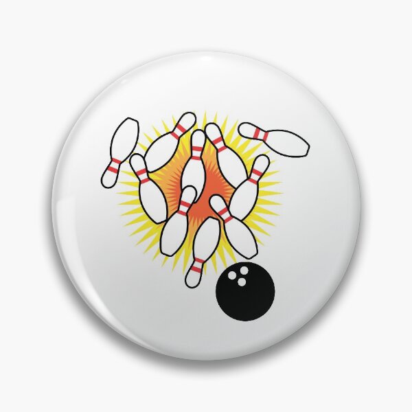 Item preview, Bowling ball and pins strike designed and sold by PepaAnaRB.