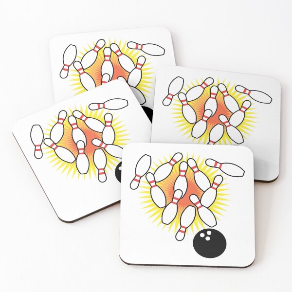 Item preview, Bowling ball and pins strike designed and sold by PepaAnaRB.