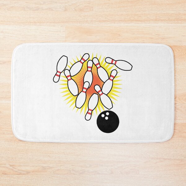 Item preview, Bowling ball and pins strike designed and sold by PepaAnaRB.