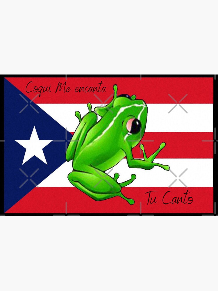 "Coqui Me Encanta tu Canto" Sticker for Sale by JJsTees Redbubble