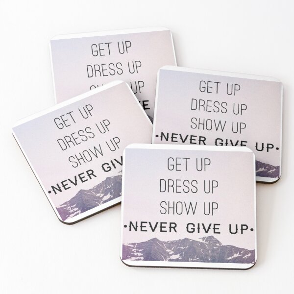 Item preview, Never Give Up designed and sold by Designs By Creation.