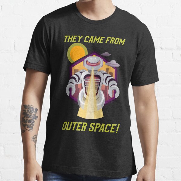 They Came From Outer Space! Funny UFO Halloween Design Essential T-Shirt