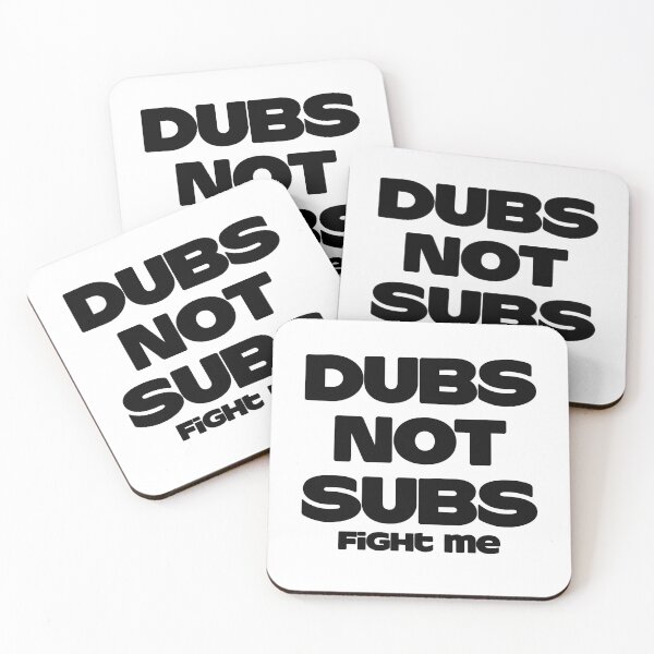 Item preview, DUBS NOT SUBS (Black) designed and sold by TinaLane.
