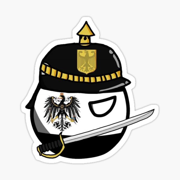 Prussiaball (Countryball) Sticker