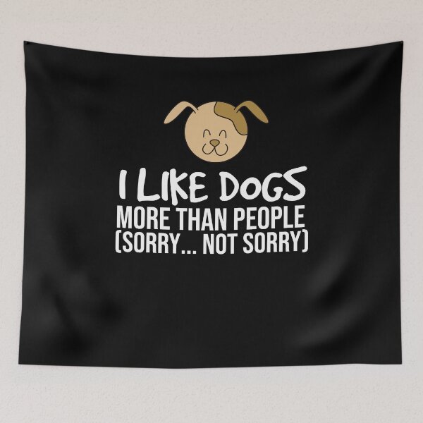 Item preview, I Like Dogs More Than People designed and sold by All in One  Design.