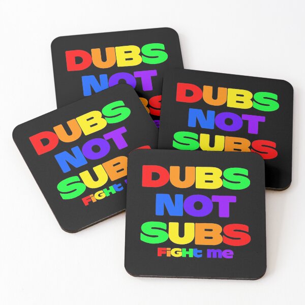 Item preview, DUBS NOT SUBS (Pride) designed and sold by TinaLane.
