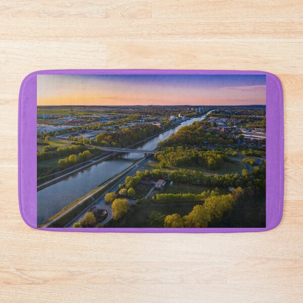 Item preview, Aerial view of Rhine Main Danube Canal Erlangen designed and sold by raphotography88.