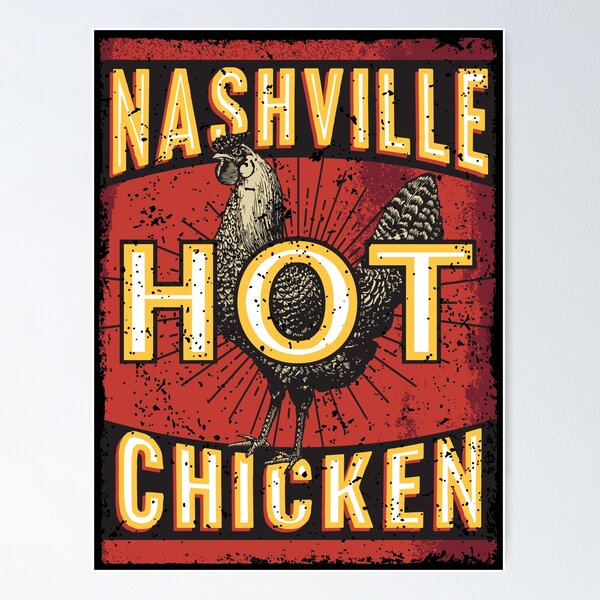 Item preview, Nashville Hot Chicken designed and sold by timshawlstudio.