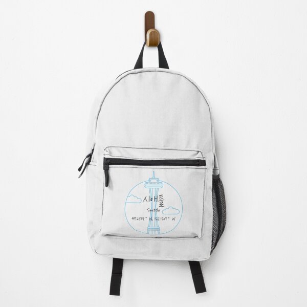 Item preview, Seattle "시애틀" coordinate design with Korean typography designed and sold by Junsu Lim.