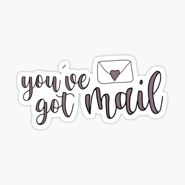 Youve Got Mail Stamp On White Stock Illustration 433781044