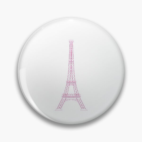 Item preview, Eiffel Tower Paris Illustration (Pink) designed and sold by JHMimaging.