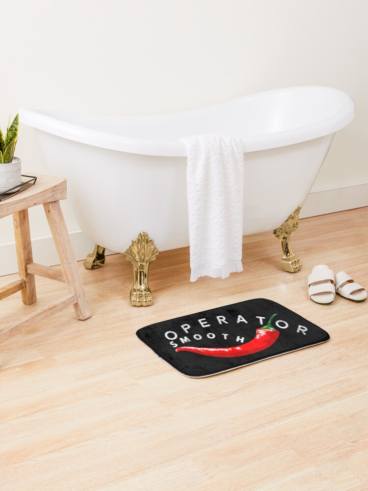 Thumbnail 2 of 6, Bath Mat, Smooth Operator Sainz designed and sold by WorldEngine.