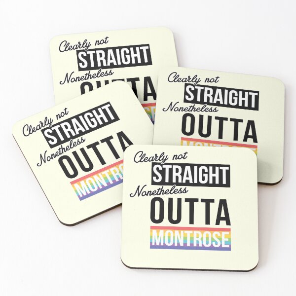 Item preview, (Clearly Not) Straight - (Nonetheless) Outta Montrose designed and sold by rhserra.