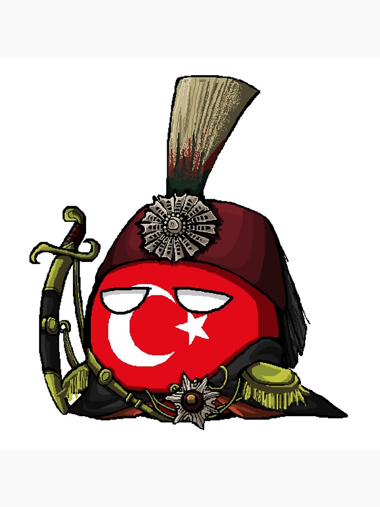 "Ottoman Empireball (Countryball)" Photographic Print for Sale by