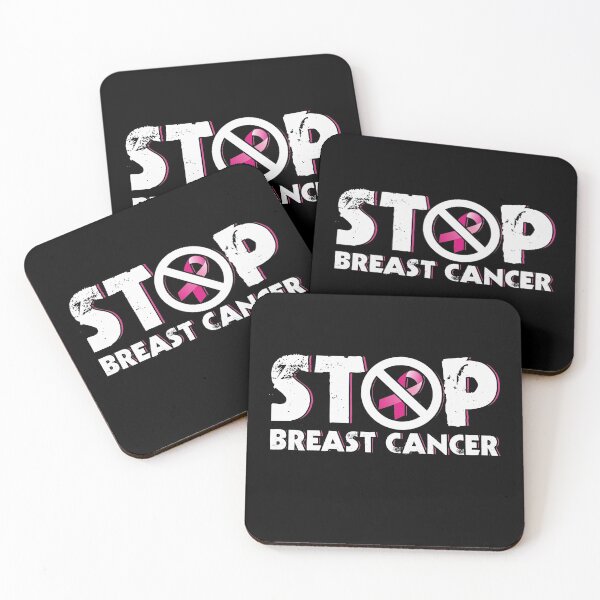 Item preview, Stop breast cancer support qoute designed and sold by mederDESIGNS.