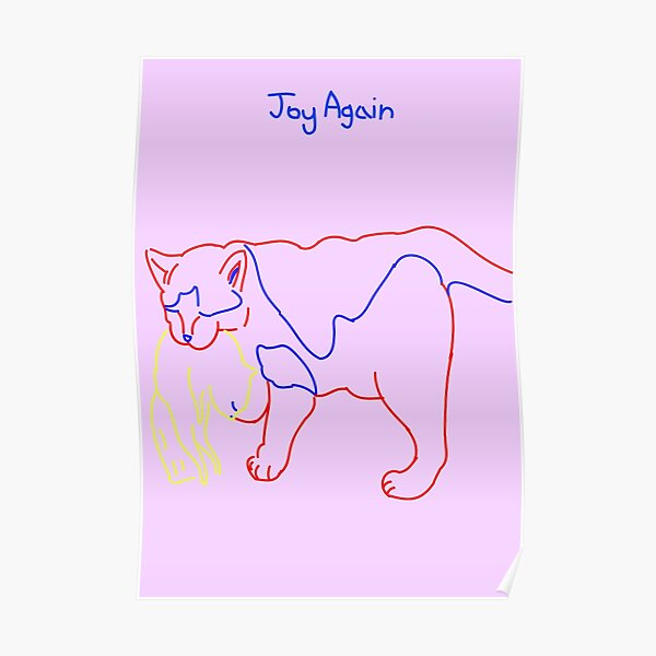 Joy Again - looking out Logo Poster