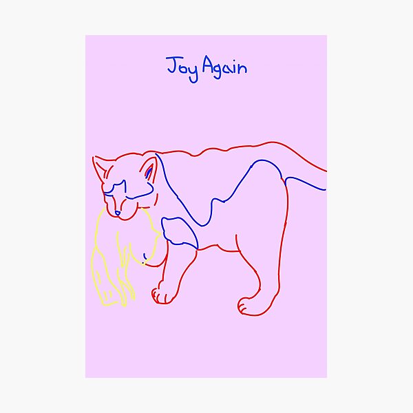 Joy Again - looking out Logo Photographic Print