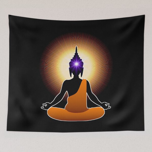 Item preview, Buddha in Lotus With Radiating Energy designed and sold by Naumaddic Arts.