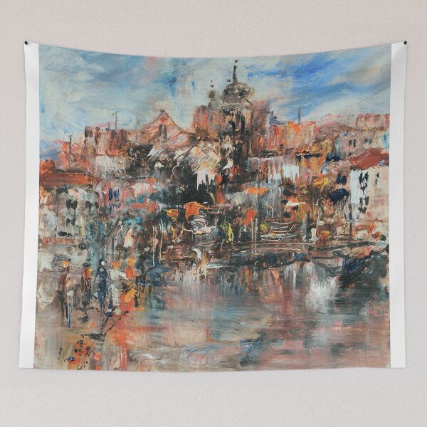 Item preview, The Historic City with Towers designed and sold by Ethiyo.