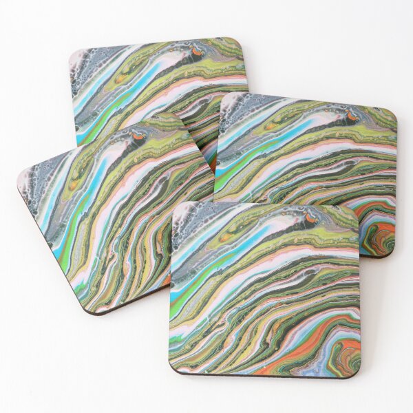 Item preview, Acrylic Pour Painting- Multi Color designed and sold by happydaysstudio.