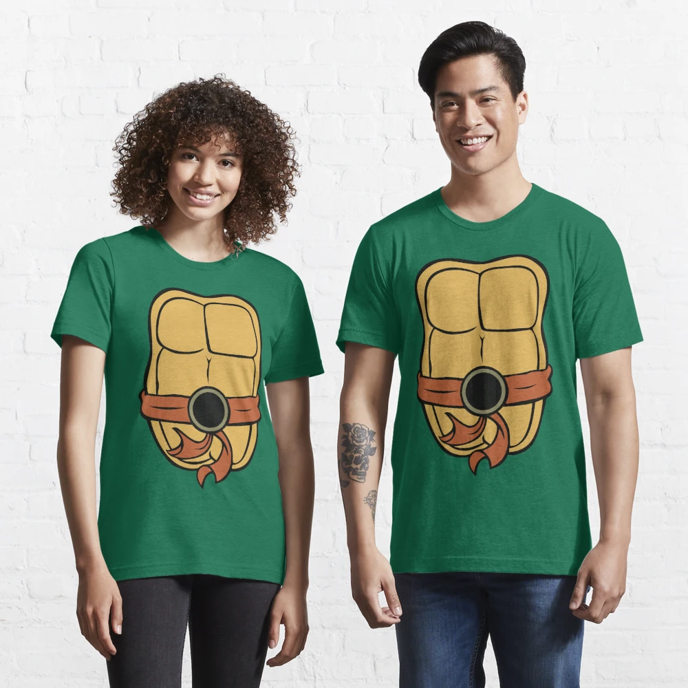 Teenage Mutant Ninja Turtles Cowabunga T-Shirt from Homage | Grey | Retro Nickelodeon T-Shirt from Homage.