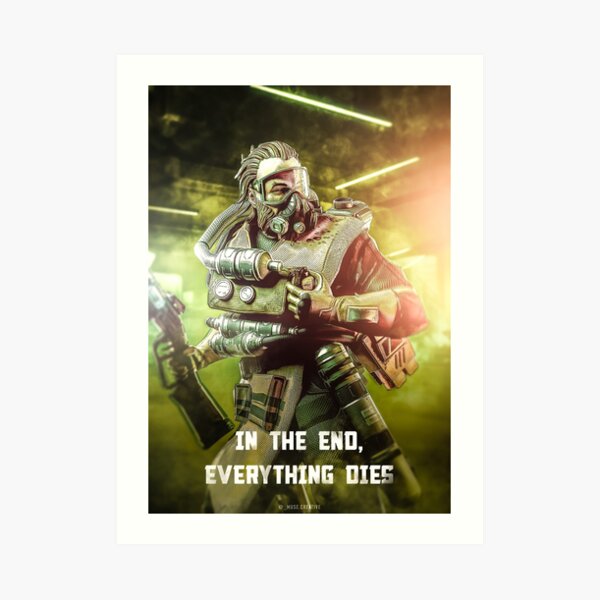 Caustic Apex Legends Poster Art Print