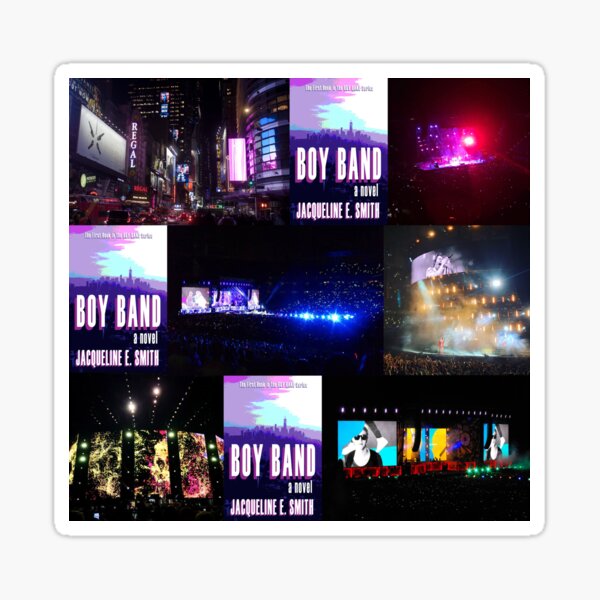 Boy Band Collage Sticker