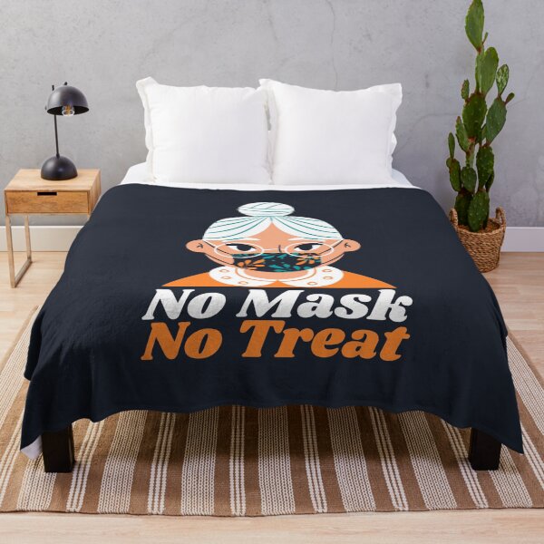 Item preview, No Mask No Treat Social Distancing Halloween designed and sold by mydoodlesateme.